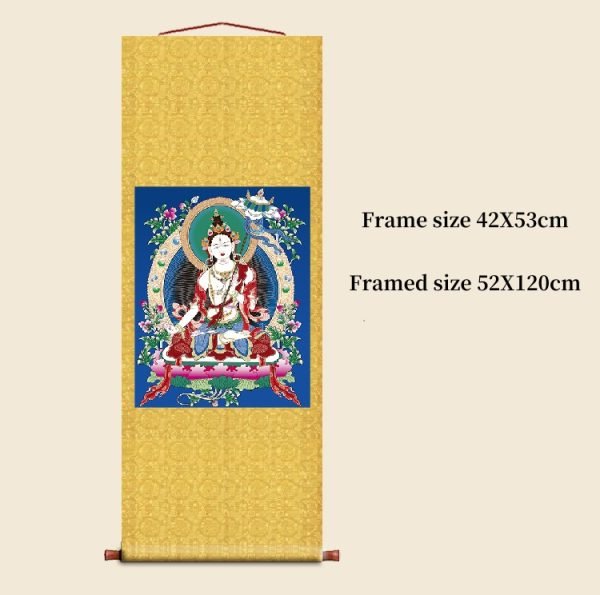Ming and Qing Dynasty Land and Water Painting Thangka(26) - Image 2