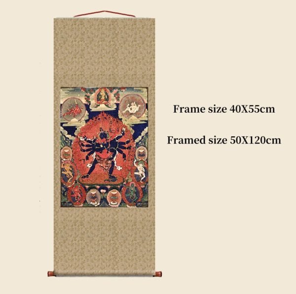 Thangka Mongolia Thangla Vajra - Image 3