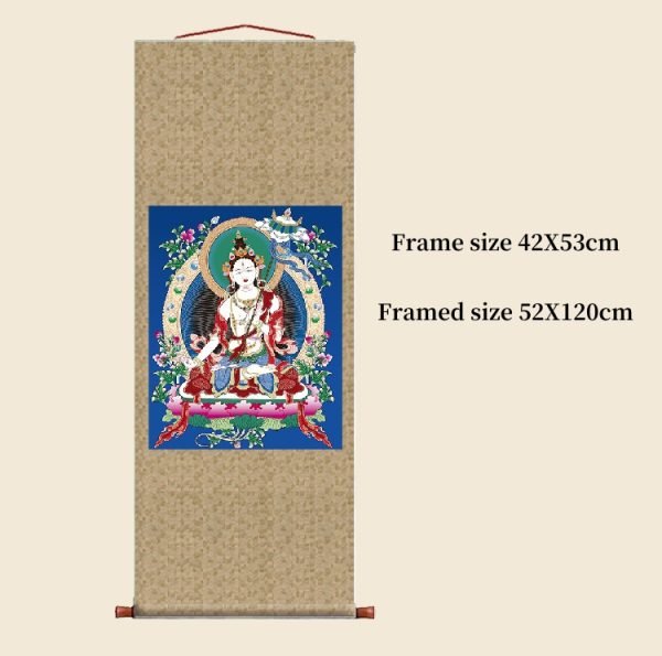 Ming and Qing Dynasty Land and Water Painting Thangka(26) - Image 3