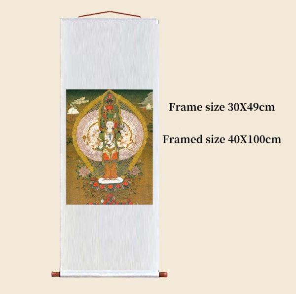 Thangka (15) Famous Buddha Paintings Replicas - Image 4