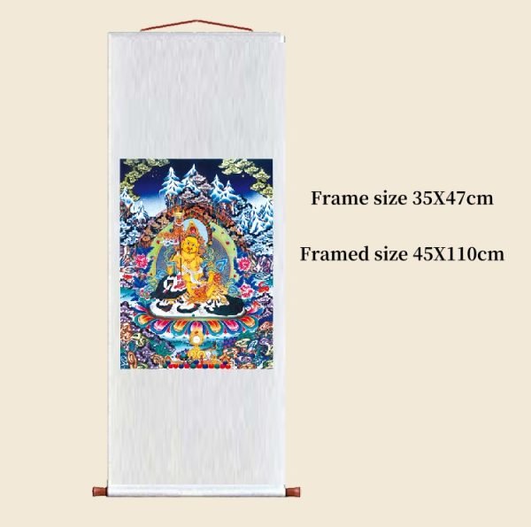 Ming and Qing Dynasty Land and Water Painting Thangka(28) - Image 4