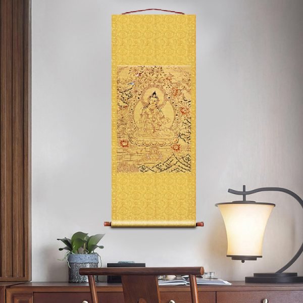 Thangka (2) Famous Buddha Paintings Replicas - Image 5