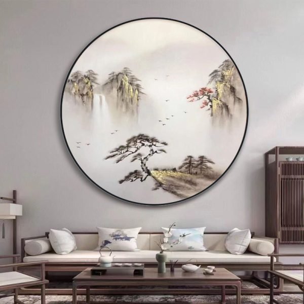 Pure Hand-painted New Chinese Landscape Painting
