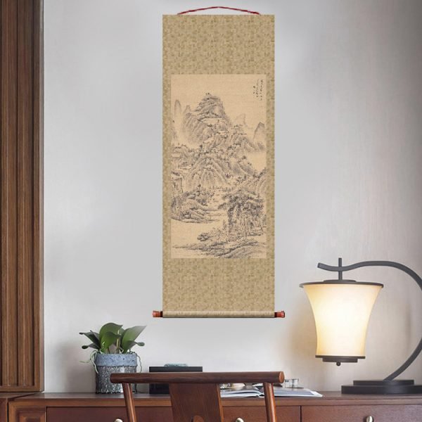 【Landscape Axis】Qian Weiqiao, Qing Dynasty Masterpiece Replica