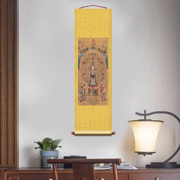Ming and Qing Dynasty Land and Water Painting Thangka(5)