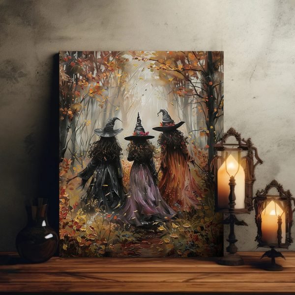 Hot sale Halloween black skull decorative wall art vintage gothic style literary painting core bedroom airbrush - Image 2