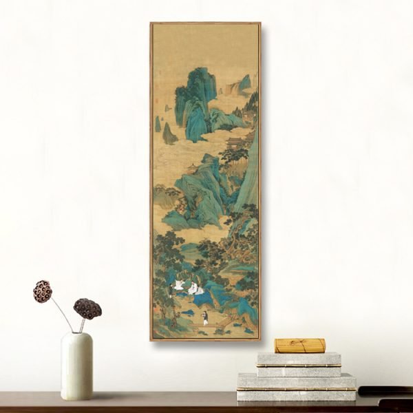 Qiu Ying Peach Garden Wonderland Painting