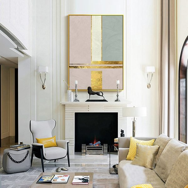 Gold Powder Decorative Home Creative Abstract Modern Decorative Painting - Image 3