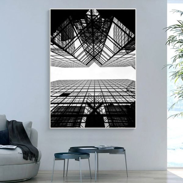 Black and White Industrial Style Wall Art - Image 3