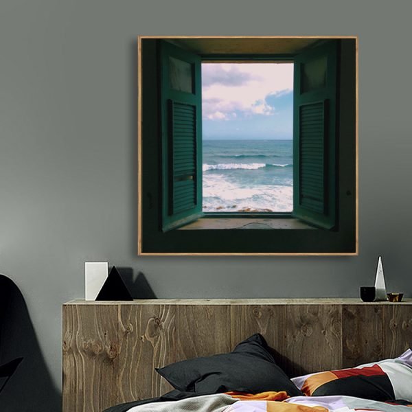 Window Coastal Decoration Painting - Image 5