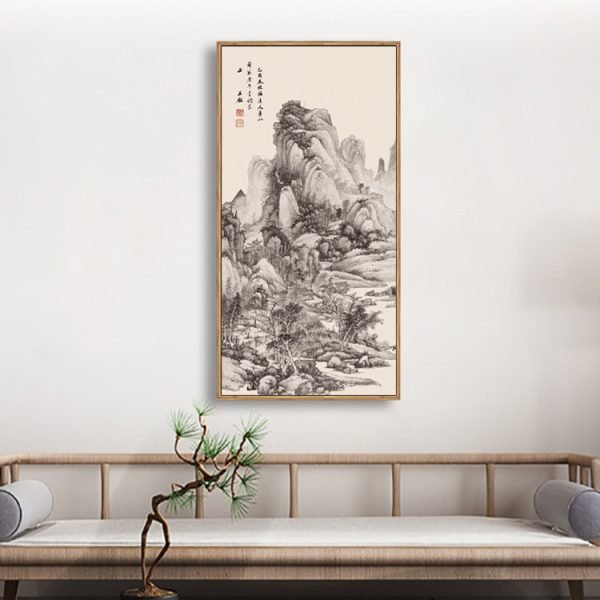 Landscape with Plum Taoist【Wang Jianfang】 - Image 5