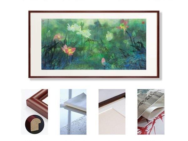 Lotus Flower Decorative Painting - Image 3
