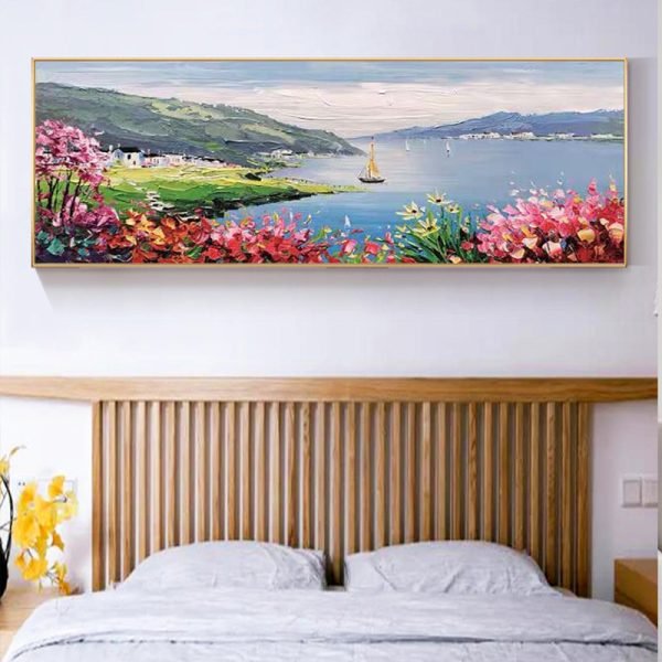 Pure hand-painted oil painting seascape - Image 5