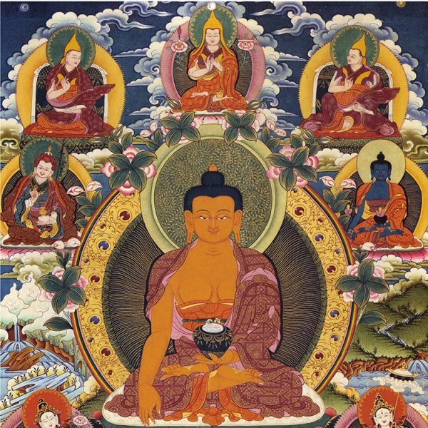 Sakyamuni Buddha Thangka - Image 7