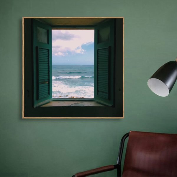 Window Coastal Decoration Painting - Image 4