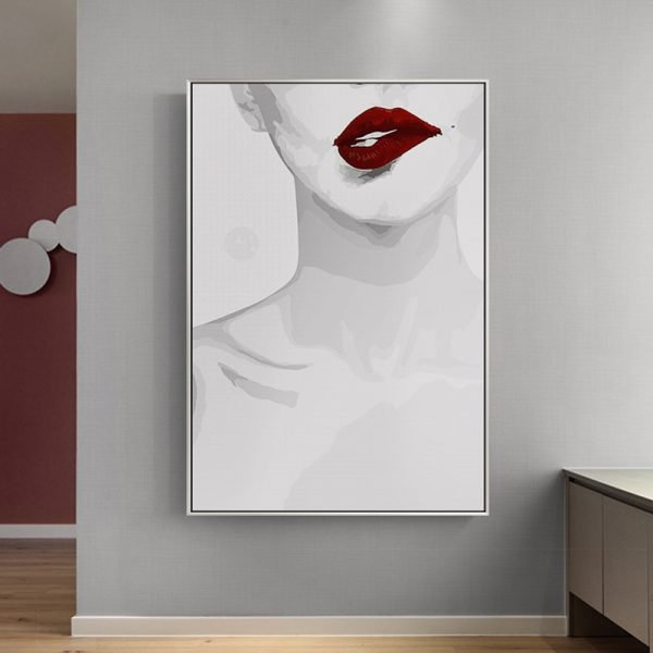Beautiful Women Figures Black and White Floor Mural - Image 4