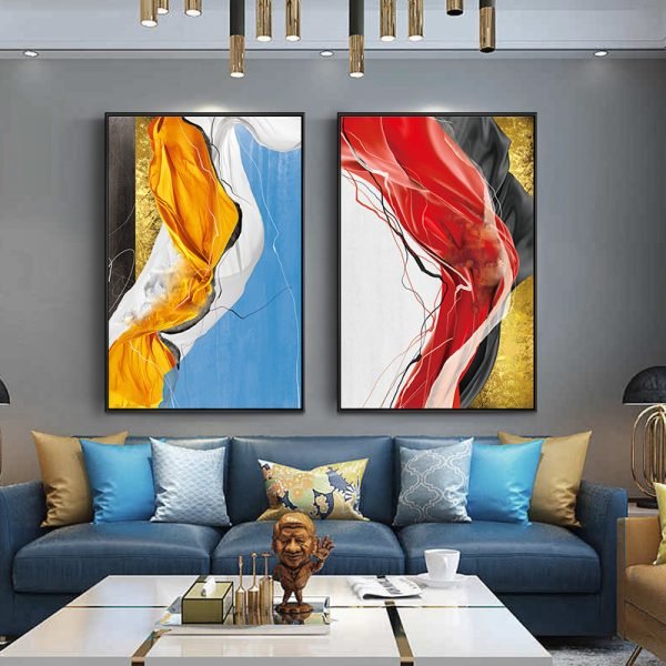 Scandinavian Style Abstract Decorative Painting【A】 - Image 3