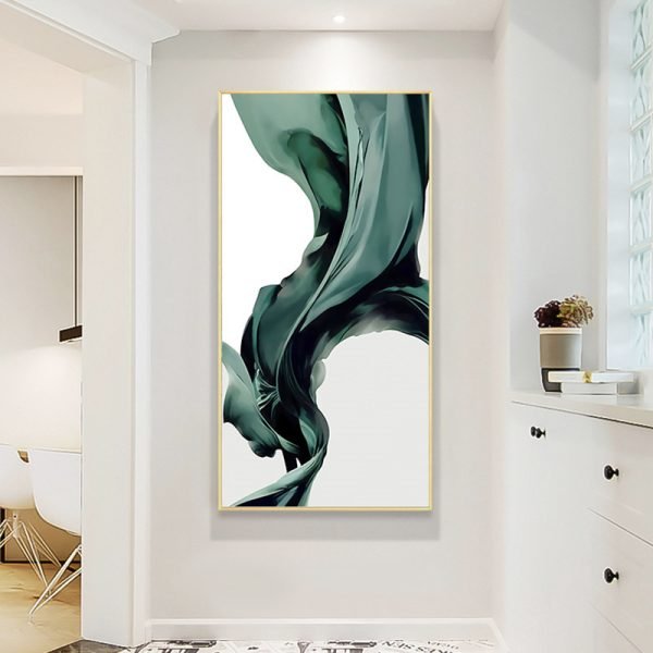 【Green Mist】Abstract Decorative Painting - Image 2