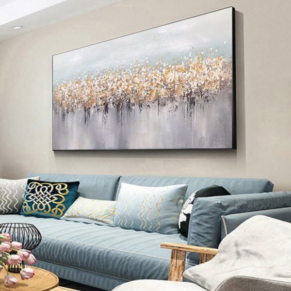 Hand-painted Abstract Oil Painting - Image 3