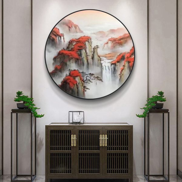 Hand Painted Cushion Hanging Painting - Image 4