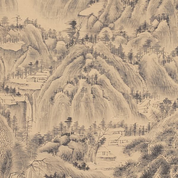 【Landscape Axis】Qian Weiqiao, Qing Dynasty Masterpiece Replica - Image 5