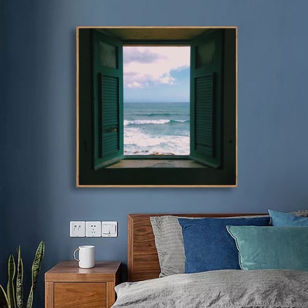Window Coastal Decoration Painting - Image 3
