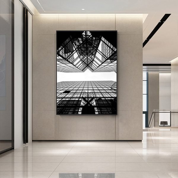 Black and White Industrial Style Wall Art - Image 2