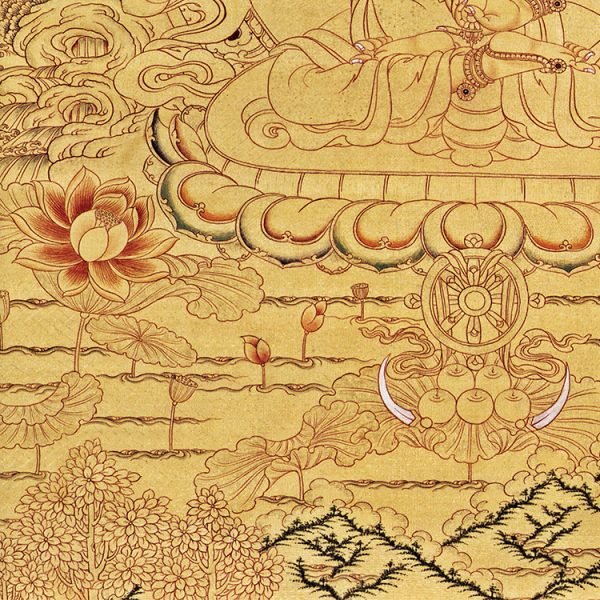 Thangka (2) Famous Buddha Paintings Replicas - Image 7