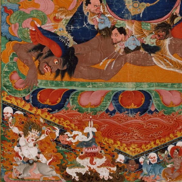 Thangka of Venerable Kaliṅga - Image 7
