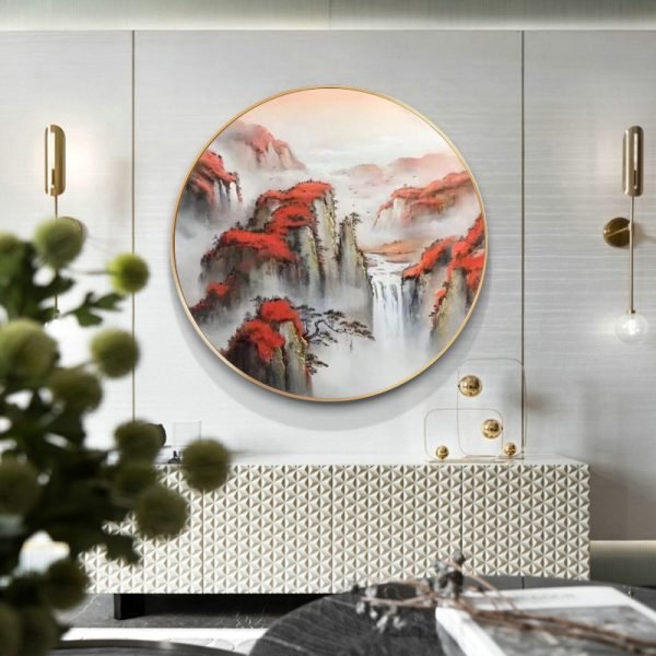 Hand Painted Cushion Hanging Painting - Image 3