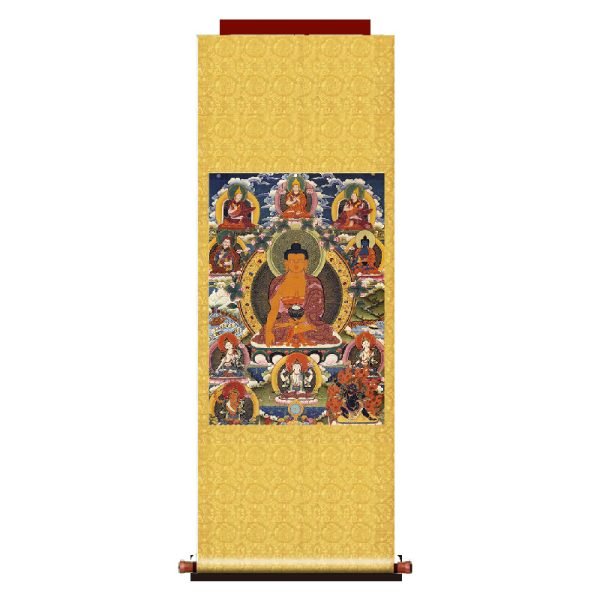 Sakyamuni Buddha Thangka - Image 9