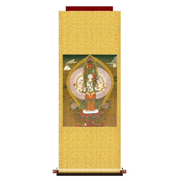 Ming and Qing Dynasty Land and Water Painting Thangka(15） - Image 8