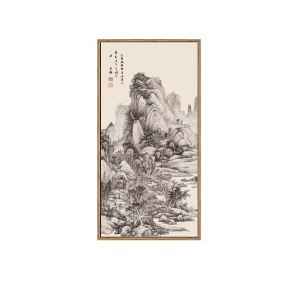 Landscape with Plum Taoist【Wang Jianfang】 - Image 2