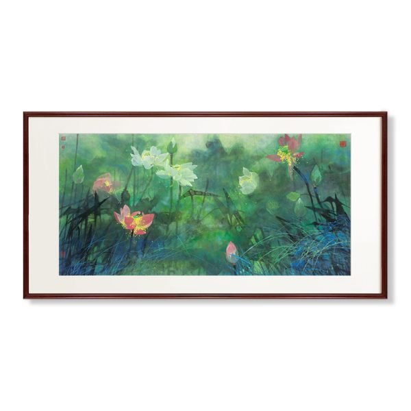 Lotus Flower Decorative Painting
