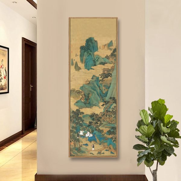 Qiu Ying Peach Garden Wonderland Painting - Image 7