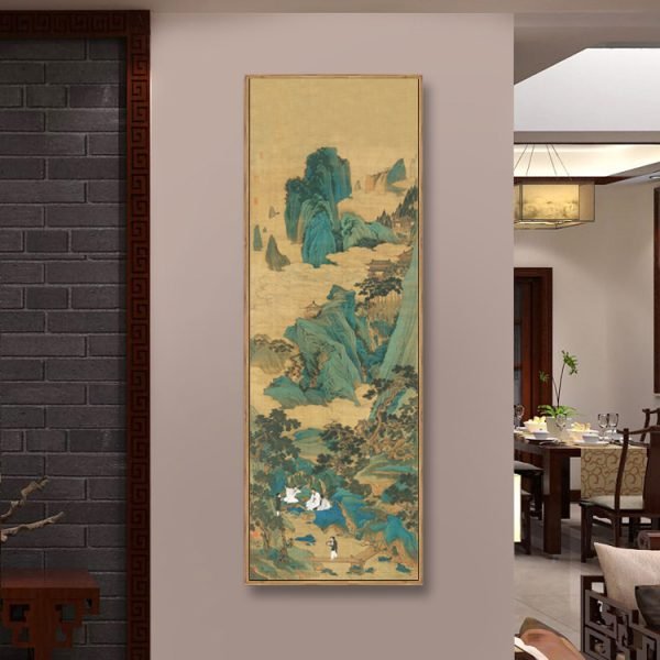 Qiu Ying Peach Garden Wonderland Painting - Image 6