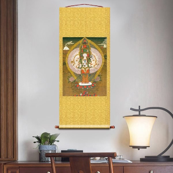 Ming and Qing Dynasty Land and Water Painting Thangka(15）