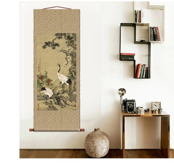 【Pine, Plum and Crane】Shen Quan, Qing Dynasty Masterpiece Replica