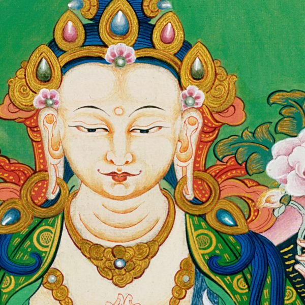 Ming and Qing Dynasty Land and Water Painting Thangka(29) - Image 9