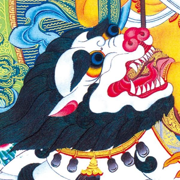 Ming and Qing Dynasty Land and Water Painting Thangka(28) - Image 5