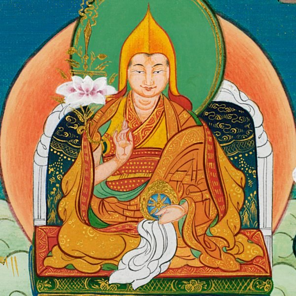 Ming and Qing Dynasty Land and Water Painting Thangka(29) - Image 8