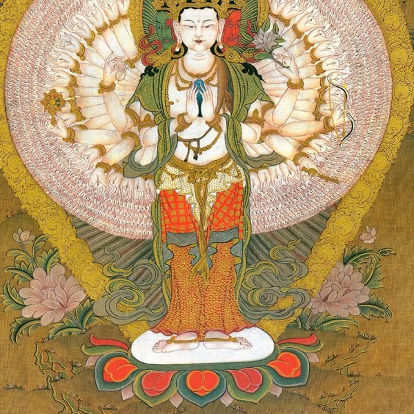 Ming and Qing Dynasty Land and Water Painting Thangka(15） - Image 5