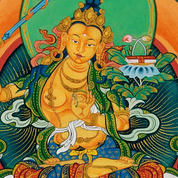Ming and Qing Dynasty Land and Water Painting Thangka(29) - Image 7