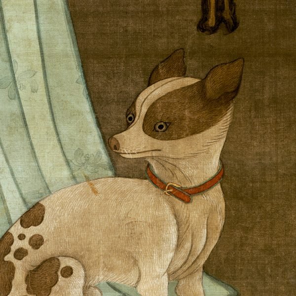 【Reading in the Spring Pavilion】Qing Dynasty, Qing Dynasty Masterpiece Replica - Image 7