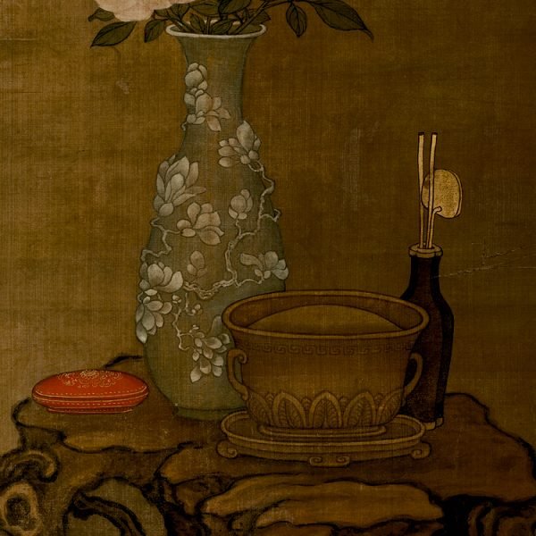 【Reading in the Spring Pavilion】Qing Dynasty, Qing Dynasty Masterpiece Replica - Image 8