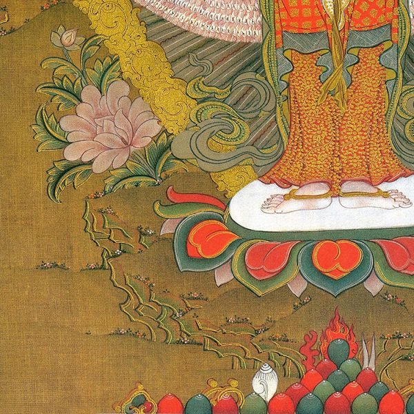 Ming and Qing Dynasty Land and Water Painting Thangka(15） - Image 7