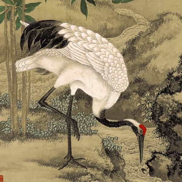 【Pine, Plum and Crane】Shen Quan, Qing Dynasty Masterpiece Replica - Image 6
