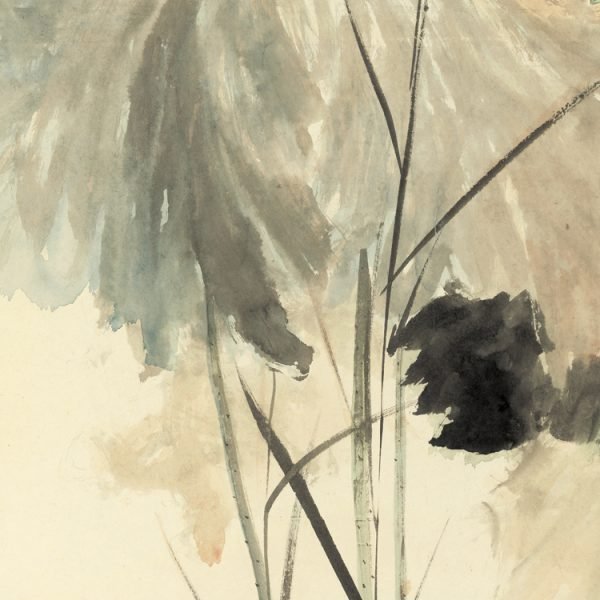 【Five-color Lotus Painting】Zhang Daqian, Masterpiece Replica - Image 7