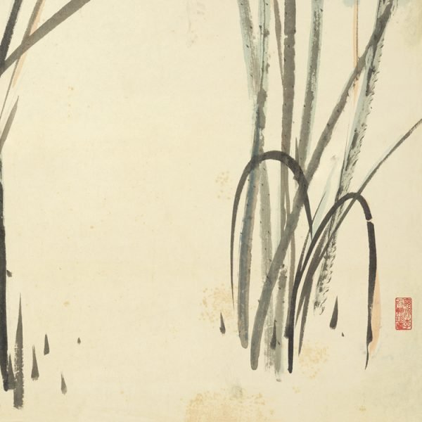 【Five-color Lotus Painting】Zhang Daqian, Masterpiece Replica - Image 8