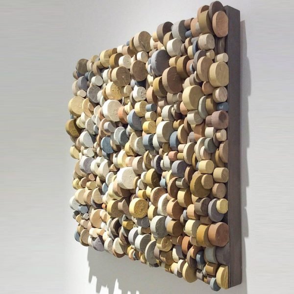 Solid wood three-dimensional decorative painting